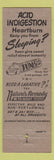 Matchbook Cover - Tums Antacid African Gorilla