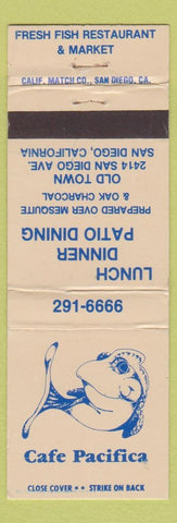 Matchbook Cover - Cafe Pacifica San Diego CA