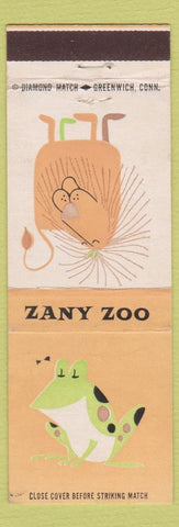 Matchbook Cover - Zany Zoo Frog Lion?