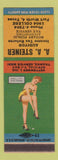 Matchbook Cover - AA Steiner Tax Accounting Fort Worth TX pinup