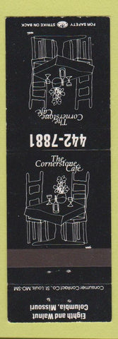 Matchbook Cover - The Cornerstone Cafe Columbia MO