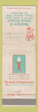 Matchbook Cover - Water Care Central Arkansas Lonoke AR WORN