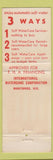 Matchbook Cover - Water Care Central Arkansas Lonoke AR WORN