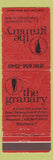Matchbook Cover - The Granary Edwardsville IL
