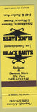 Matchbook Cover - Black Barts Steak Saloon Flagstaff AZ