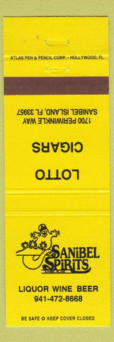 Matchbook Cover - Sanibel Spirits liquor Sanibel Island FL