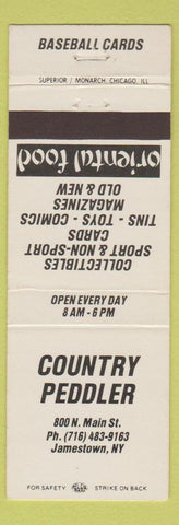 Matchbook Cover - Country Peddler Jamestown NY