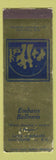 Matchbook Cover - Embassy Ballroom Vancouver BC SAMPLE