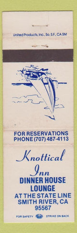 Matchbook Cover - Knottical Inn Dinner House Smith River CA