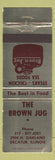 Matchbook Cover - Brown Jug Decatur IL