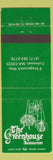 Matchbook Cover - The Greenhouse Restaurant Cohasset MA