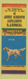 Matchbook Cover - Yeingst's Barber Shop Carlisle PA Setter