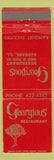 Matchbook Cover - Georgious Restaurant Burbank IL