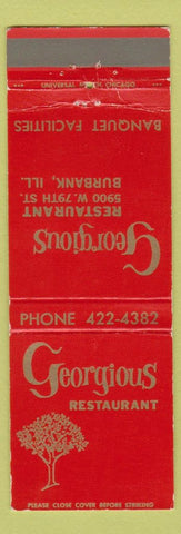 Matchbook Cover - Georgious Restaurant Burbank IL
