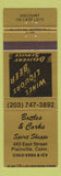 Matchbook Cover - Bottles and Corks Liquor Plainville CT