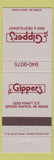 Matchbook Cover - Gipper's Bar Restaurant Grand Rapids MI
