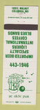 Matchbook Cover - Ye Olde Pub billiards Columbia MO