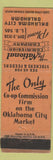 Matchbook Cover - The NATional Commission Company COOP Oklahoma City OK WEAR
