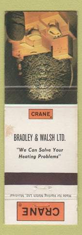 Matchbook Cover - Crane Bathroom Fixtures Canada WORN