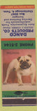 Matchbook Cover - Danco Products Chattanooga TN Bulldog