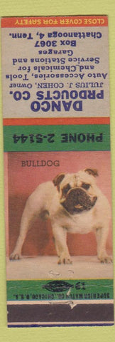 Matchbook Cover - Danco Products Chattanooga TN Bulldog