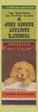 Matchbook Cover - Yeingst's Barber Shop Carlisle PA Cocker Spaniel