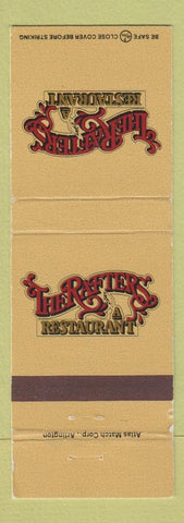 Matchbook Cover - Rafters Restaurant Tulsa OK