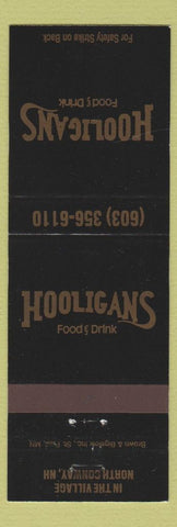 Matchbook Cover - Hooligan's Restaurant North Conway NH