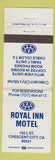 Matchbook Cover - Royal Inn Motel Crescent City CA WEAR