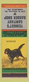 Matchbook Cover - Yeingst's Barber Shop Carlisle PA Retriever