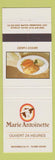 Matchbook Cover - Marie Antoinette Restaurant Canada