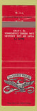 Matchbook Cover - Yankee Whaler San Pedro CA