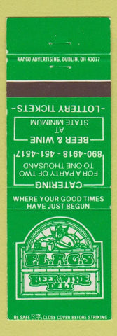 Matchbook Cover - Flag's Deli Lottery Tickets