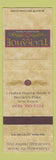 Matchbook Cover - Tuckahoe Inn Restaurant Beesley's Point NJ