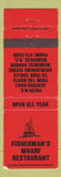 Matchbook Cover - Fisherman's Wharf Restaurant Wanchese NC
