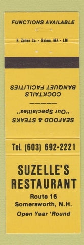 Matchbook Cover - Suzelle's Restaurant Somersworth NH