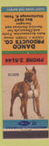 Matchbook Cover - Danco Products Chattanooga TN Boxer dog