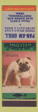 Matchbook Cover - Pan Am Grill Chattanooga TN Bulldog