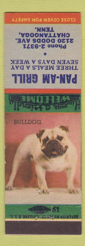 Matchbook Cover - Pan Am Grill Chattanooga TN Bulldog