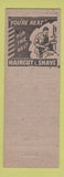 Matchbook Cover - Yeingst's Barber Shop Carlisle PA Wire Haired Terrier