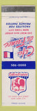 Matchbook Cover - Cafe De France New York City rooster WEAR