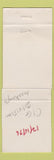 Matchbook Cover - Cafe De France New York City rooster WEAR