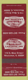 Matchbook Cover - Lakeside Inn Wauconda IL