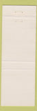 Matchbook Cover - Venice Gardens Seafood Venice FL