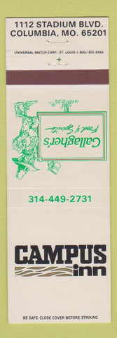 Matchbook Cover - Campus Inn Columbia MO Gallagher's