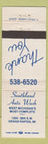Matchbook Cover - Southland Auto Wash Grand Rapids MI