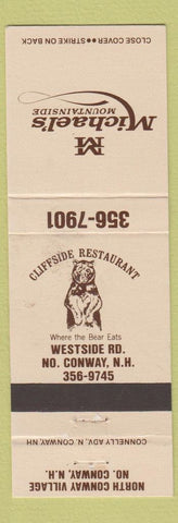 Matchbook Cover - Michael's Mountainside North Conway NH WEAR