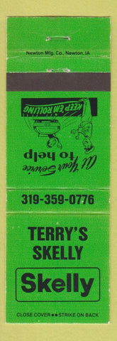 Matchbook Cover - Terry's Skelly oil gas IA?