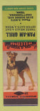 Matchbook Cover - Pan Am Grill Chattanooga TN Terrier