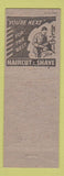 Matchbook Cover - Yeingst's Barber Shop Carlisle PA Collie